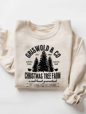 Griswold Christmas Sweatshirt Griswold Co Sweater Christmas Tree Farm Sweatshirt Little Full Lotta Sap Family Vacation Xmas Family Christmas Unique revetee 3