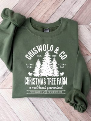 Griswold Christmas Sweatshirt Griswold Co Sweater Christmas Tree Farm Sweatshirt Little Full Lotta Sap Family Vacation Xmas Family Christmas Unique revetee 4