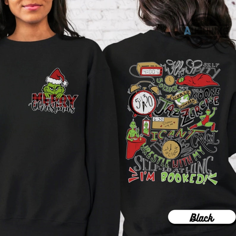 Grinch discount schedule sweatshirt