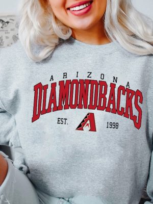 Arizona Diamondback Shirt Vintage Arizona Diamondback Baseball Est 1998 T Shirt Arizona Baseball Sweatshirt Arizona Baseball Fan Gifts Unique revetee 2