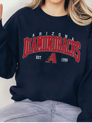 Arizona Diamondback Shirt Vintage Arizona Diamondback Baseball Est 1998 T Shirt Arizona Baseball Sweatshirt Arizona Baseball Fan Gifts Unique revetee 3