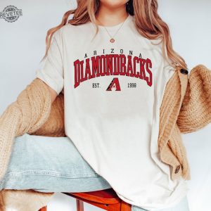 Arizona Diamondback Shirt Vintage Arizona Diamondback Baseball Est 1998 T Shirt Arizona Baseball Sweatshirt Arizona Baseball Fan Gifts Unique revetee 4