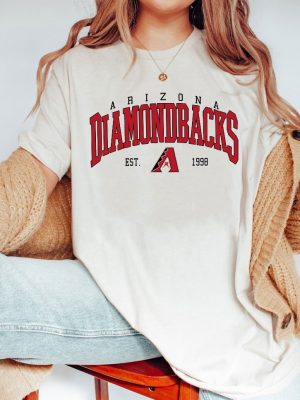 Arizona Diamondback Shirt Vintage Arizona Diamondback Baseball Est 1998 T Shirt Arizona Baseball Sweatshirt Arizona Baseball Fan Gifts Unique revetee 4