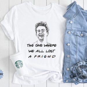 The One Where We All Lost A Friend Rip Matthew Friends Shirt Matthew Perry Vaccinations Tshirt Unisex Hoodie Rip Matthew Friends Matthew Perry Shirt giftyzy 4