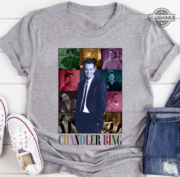 chandler bing shirt sweatshirt hoodie mens womens retro matthew perry the eras tour shirts vintage friends tshirt matthew perry death tee laughinks 4