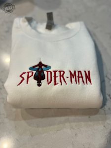 Spiderman Crewneck Spiderman Sweatshirt Spiderman Embroidered Sweatshirt Vintage Sweatshirts No Way Home Sweatshirt Birthday Unique revetee 1