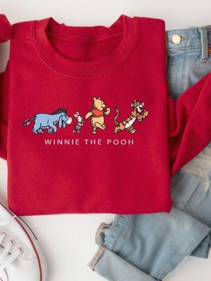 Winnie The Pooh And Friends Sweatshirt Winnie The Pooh Sweatshirt Pooh Bear Sweatshirt Disneyworld Family Matching Sweatshirt Unique revetee 2