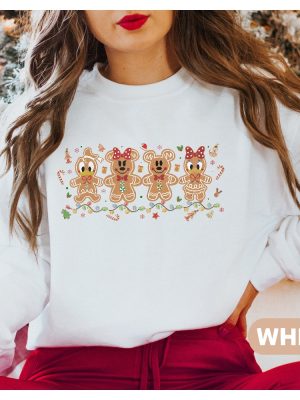 Mickey Gingerbread Sweatshirt Gingerbread Mickey And Friends Shirt Disney Gingerbread Shirt Gingerbread Sweatshirt Disney Sweater Woman Unique revetee 4