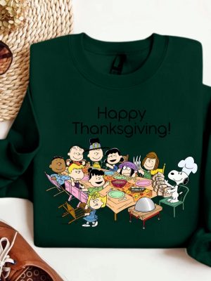 Thanksgiving Snoopy Sweatshirt Snoopy Thanksgiving Shirt Womens Thanksgiving Sweatshirt Cute Thanksgiving Shirt Unique revetee 3