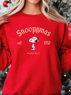 Snoopy Christmas Sweatshirt Charlie And The Snoopy Christmas Sweatshirt Cartoon Dog Sweatshirt Christmas Gift Vintage Sweatshirt Unique revetee 3