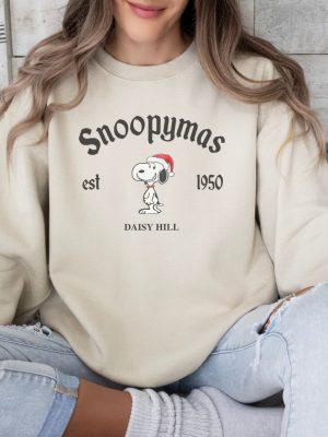 Snoopy Christmas Sweatshirt Charlie And The Snoopy Christmas Sweatshirt Cartoon Dog Sweatshirt Christmas Gift Vintage Sweatshirt Unique revetee 4