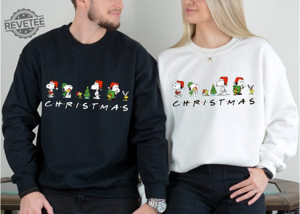 Charlie And The Snoopy Christmas Sweatshirt Christmas Snoopy Shirt Christmas Cartoon Dog Sweatshirt Christmas Gifts Xmas Kids Crewneck Unique revetee 2