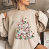 Snoopy Christmas Gratitude Embroidered Sweatshirt Snoopy And Woodstock Christmas Embroidered Crewneck Embroidered Snoopy Christmas Unique revetee 4