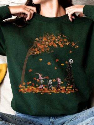 Vintage Jack Skellington Sweatshirt Fall Skellington Sweatshirt Halloween Shirt Nightmare Before Christmas Shirt Fall Womens Sweatshirt Unique revetee 4