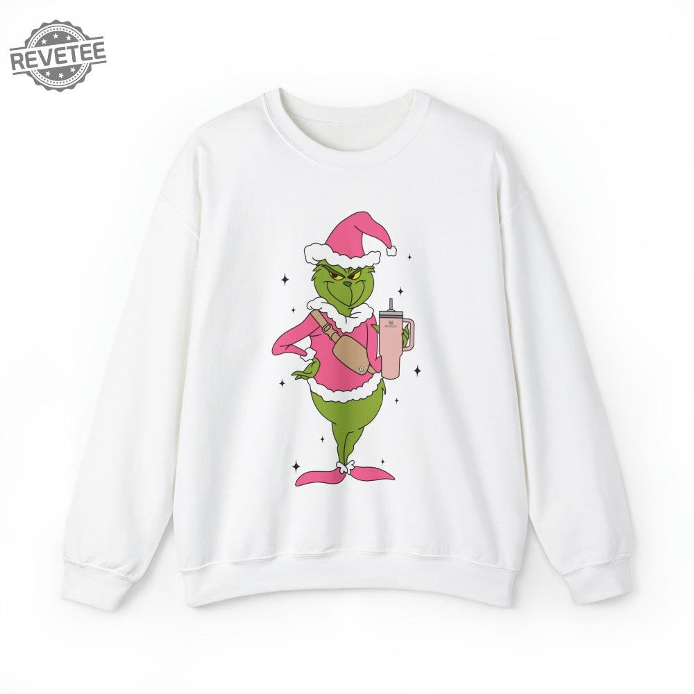 Grinchmas Sweatshirt Stanley Tumbler Grinch Shirt Retro Christmas