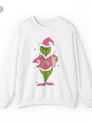 Grinchmas Sweatshirt Stanley Tumbler Grinch Shirt Retro Christmas Shirt Christmas Movie Sweater Mean One Shirt Green Guy Unique revetee 2