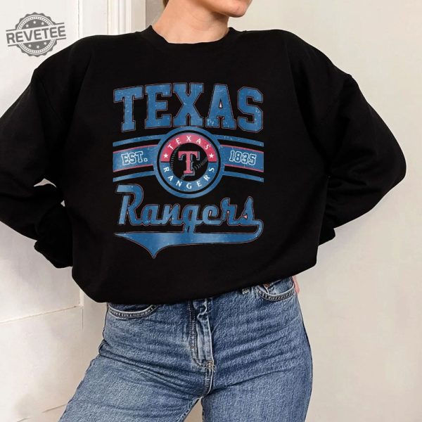 Vintage Texas Ranger Sweatshirt Vintage Texas Baseball Crewneck Sweatshirt Shirt Texas Baseball Sweatshirt Ranger Shirt Baseball Shirt Unique revetee 3