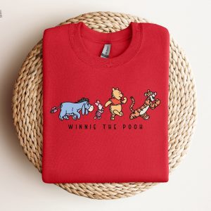 Winnie The Pooh And Friends Sweatshirt Winnie The Pooh Sweatshirt Pooh Bear Sweatshirt Disneyworld Family Matching Sweatshirt Winnie Pooh Unique revetee 4