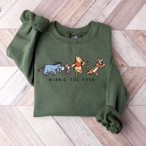 Winnie The Pooh And Friends Sweatshirt Winnie The Pooh Sweatshirt Pooh Bear Sweatshirt Disneyworld Family Matching Sweatshirt Winnie Pooh Unique revetee 5
