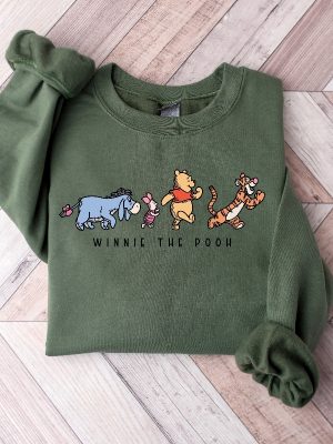 Winnie The Pooh And Friends Sweatshirt Winnie The Pooh Sweatshirt Pooh Bear Sweatshirt Disneyworld Family Matching Sweatshirt Winnie Pooh Unique revetee 5