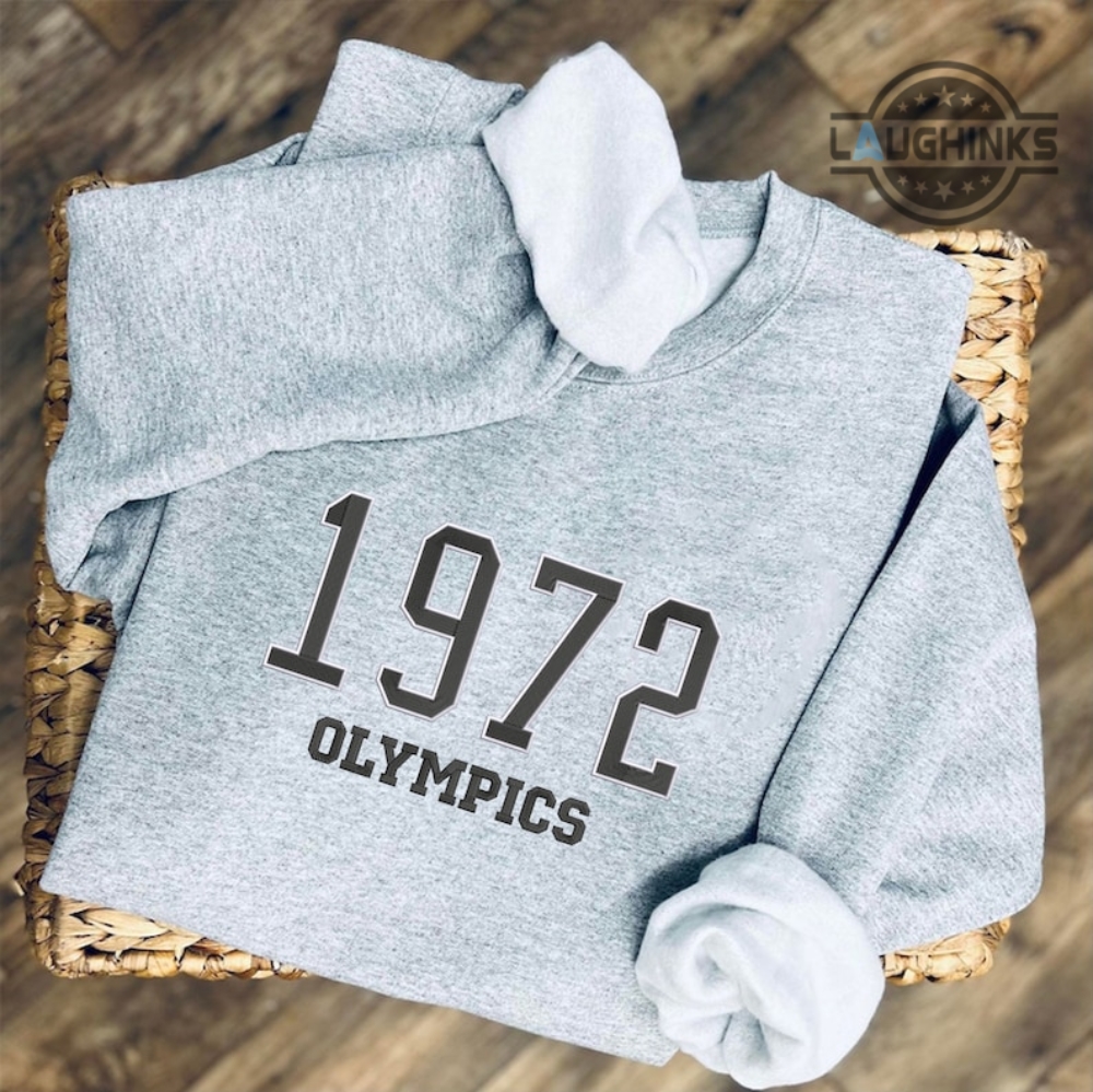 1972 Olympics Sweatshirt Tshirt Hoodie Embroidered Miss Trunchbull Varsity High School Shirts Christmas Gift For Friends 1972 Summer Olympics Costume