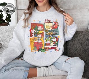 The Peanuts Snoopy Charlie Christmas Sweatshirt Charlie Brown Christmas Sweatshirt Peanuts Sweatshirt Charlie Brown Shirt Unique revetee 3