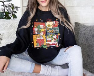 The Peanuts Snoopy Charlie Christmas Sweatshirt Charlie Brown Christmas Sweatshirt Peanuts Sweatshirt Charlie Brown Shirt Unique revetee 4