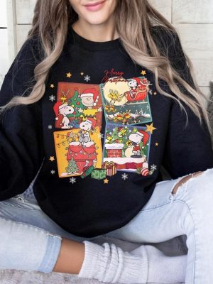 The Peanuts Snoopy Charlie Christmas Sweatshirt Charlie Brown Christmas Sweatshirt Peanuts Sweatshirt Charlie Brown Shirt Unique revetee 4