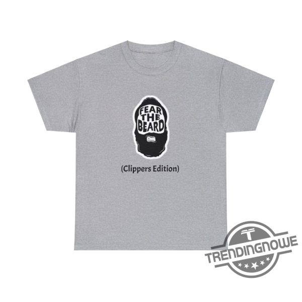 Clippers Shirt James Harden Shirt Fear The Beard Los Angeles Basketball Shirt James Harden Clippers Shirt NBA Shirt trendingnowe.com 3