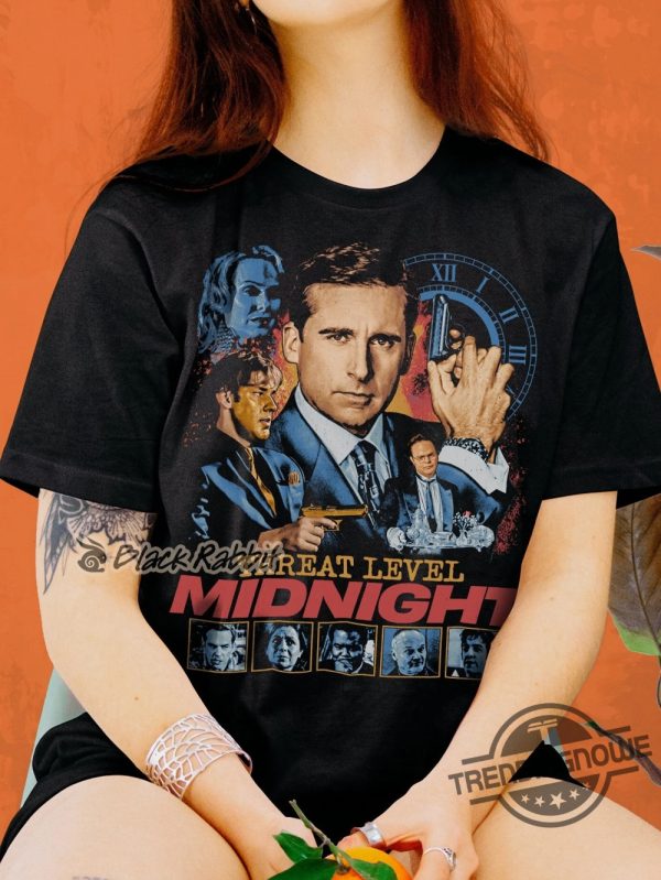 Threat Level Midnight Shirt The Office Threat Level Midnight Retro Vintage Classic T Shirt trendingnowe.com 1