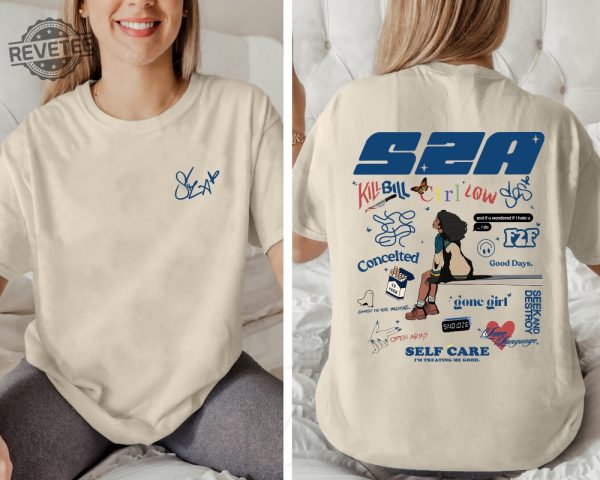 Limited Sza Vintage Sweatshirt Sza Bootleg Sweatshirt Gift For Women And Man Music Shirt Tour 2024 Shirt revetee 1