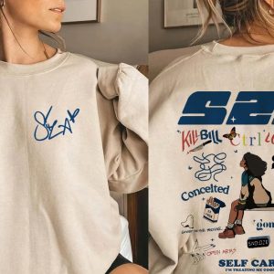 Limited Sza Vintage Sweatshirt Sza Bootleg Sweatshirt Gift For Women And Man Music Shirt Tour 2024 Shirt revetee 2