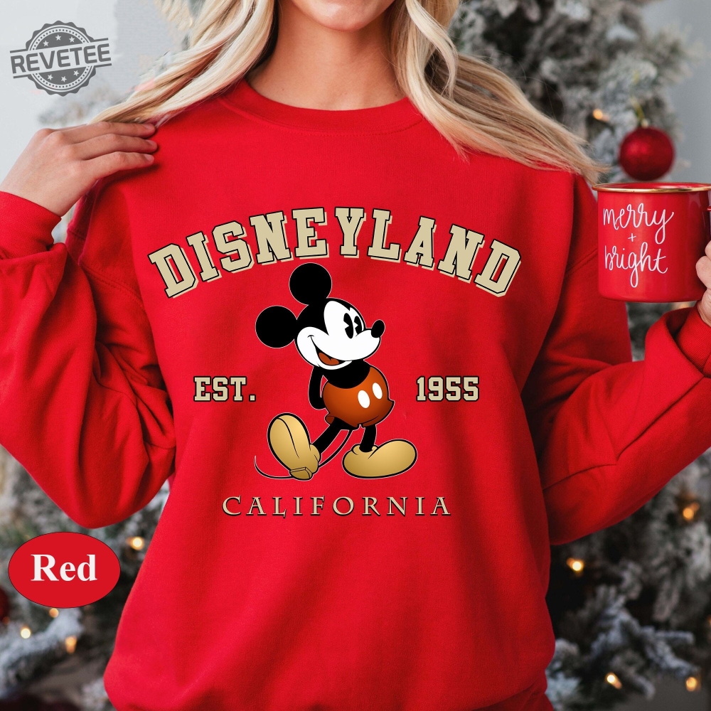 Disneyland Mickey Sweatshirt Disneyland Shirt Disneyland Sweatshirt Vintage Disneyland Sweatshirt Women Disneyland Est 1955 Shirt