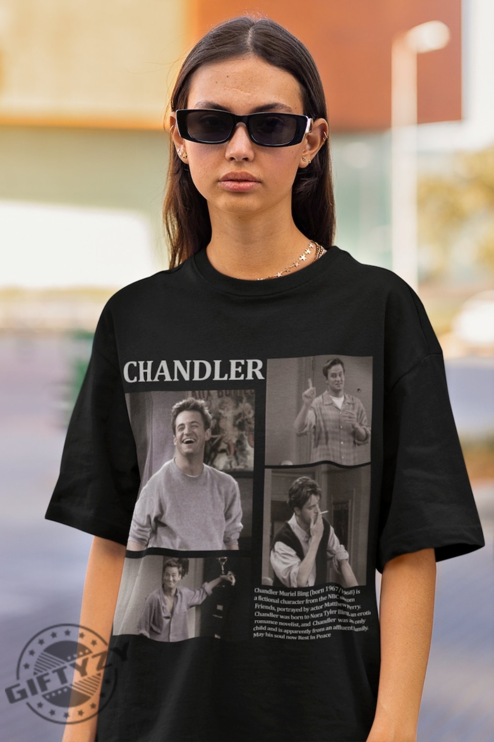 Chandler Bing Shirt Matthew Perry Tshirt Gift For Man And Woman Hoodie Friends Sweatshirt Retro Chandler Bing Shirt