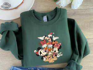 Christmas Sweatshirt Christmas Disney Sweatshirt Mickey And Friends Sweatshirt Disney Family Sweater Disney Disneyland Disneyworld revetee 5