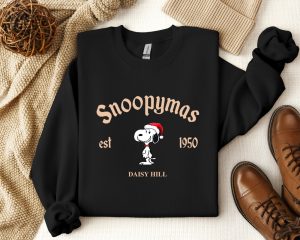 Snoopy Christmas Sweatshirt Charlie And The Snoopy Christmas Sweatshirt Cartoon Dog Sweatshirt Christmas Gift Vintage Sweatshirt revetee 4