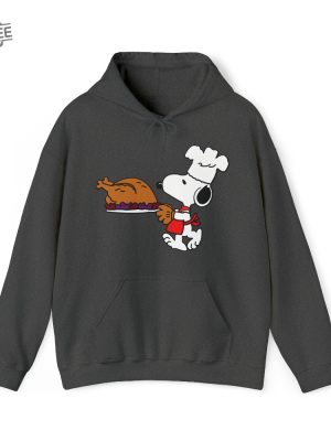 Snoopy Unisex Heavy Blend Hooded Sweatshirt For Thanksgiving Gift For Friend revetee 2