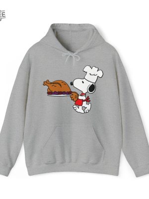 Snoopy Unisex Heavy Blend Hooded Sweatshirt For Thanksgiving Gift For Friend revetee 3