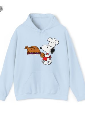 Snoopy Unisex Heavy Blend Hooded Sweatshirt For Thanksgiving Gift For Friend revetee 6