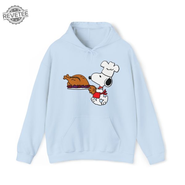 Snoopy Unisex Heavy Blend Hooded Sweatshirt For Thanksgiving Gift For Friend revetee 6