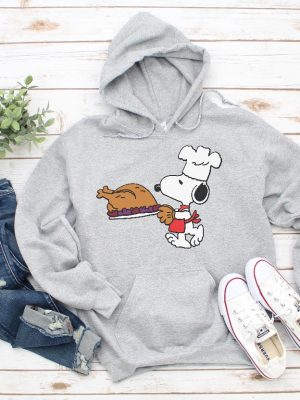 Snoopy Unisex Heavy Blend Hooded Sweatshirt For Thanksgiving Gift For Friend revetee 7