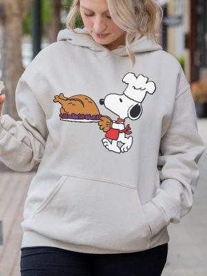 Snoopy Unisex Heavy Blend Hooded Sweatshirt For Thanksgiving Gift For Friend revetee 8