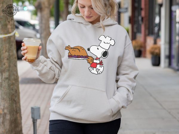 Snoopy Unisex Heavy Blend Hooded Sweatshirt For Thanksgiving Gift For Friend revetee 8