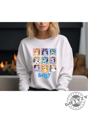 Bluey Show Sweatshirt Bluey Family Hoodie Heeler Bluey Clothing Animated Character Apparel Bandit Bluey Tshirt Bluey Cartoon Shirt giftyzy 2