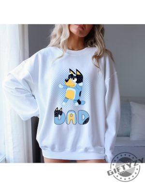 Cute Bluey Family Sweatshirt Bluey Dad Apparel Personalized Bluey Tshirt Family Fun Hoodie Cartoon Character Shirt giftyzy 2