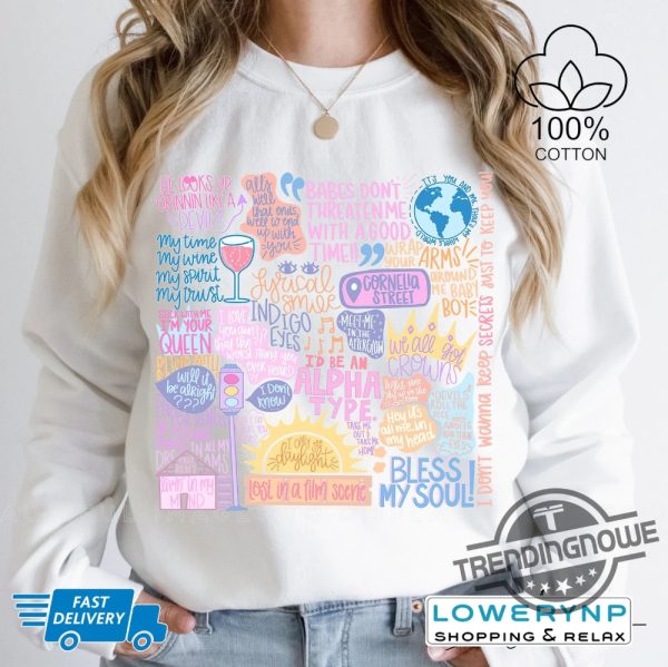 Taylor Swift Lover Shirt Sweatshirt Taylor Inspired Shirt TS Vintage Merch Music Shirt Country Music Shirt trendingnowe.com 2