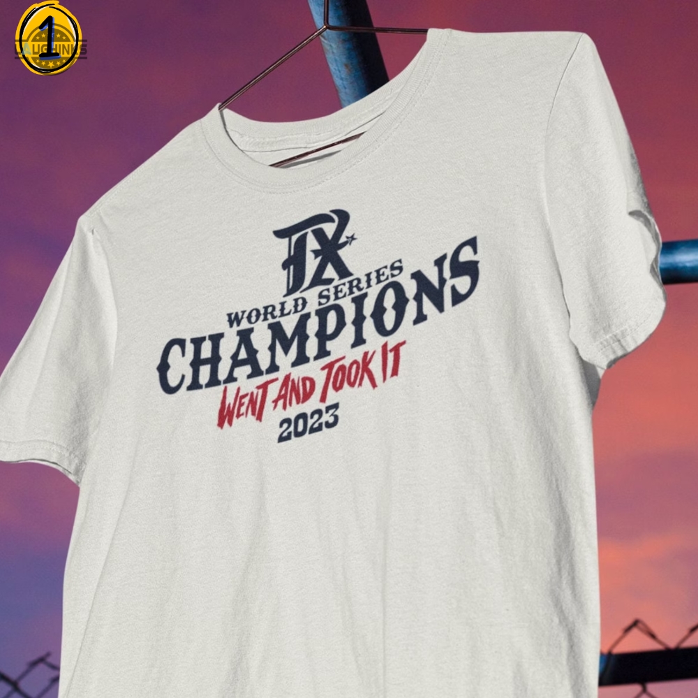 Texas Rangers Champion Shirt Sweatshirt Hoodie Mens Womens Rangers Baseball City Connect  Shirts World Series 2023 Championship Tshirt Went And Took It