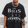 Bills Walking Abbey Road Signatures Shirt Sean McDermott Josh Allen Stefon Diggs James Cook Shirt Buffalo Vintage T Shirt trendingnowe.com 2