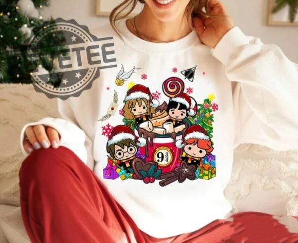 Magic Harry Christmas Coffee Sweatshirt Unique revetee 4