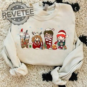 Magic Harry Coffee Latte Christmas Sweatshirt Unique revetee 4